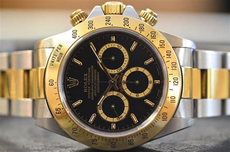 rolex daytona quadrante nero acciaio e oro|Orologio Rolex Cosmograph Daytona in acciaio .